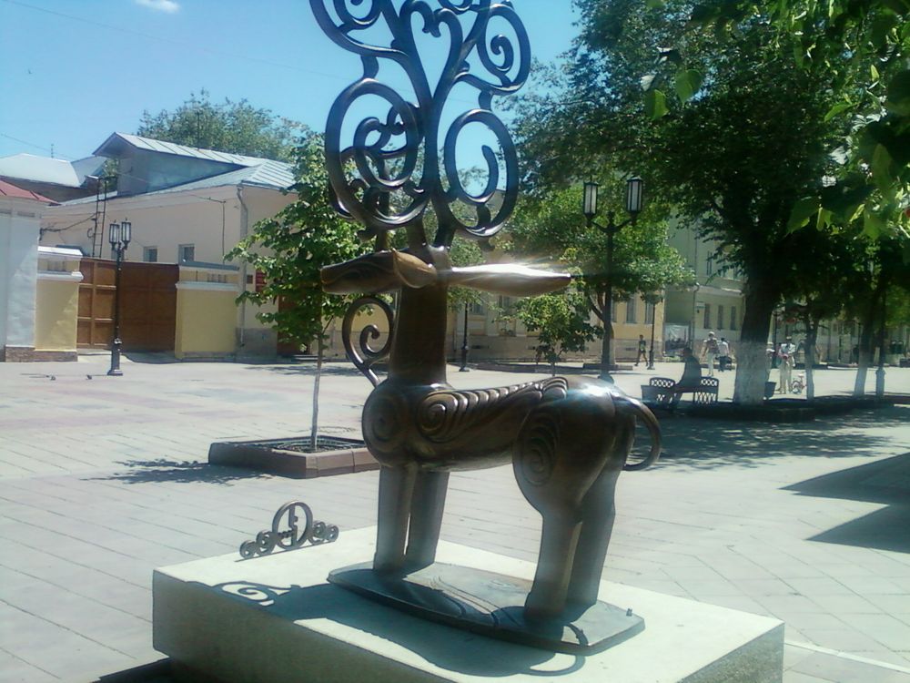 Скульптура сарматского оленя